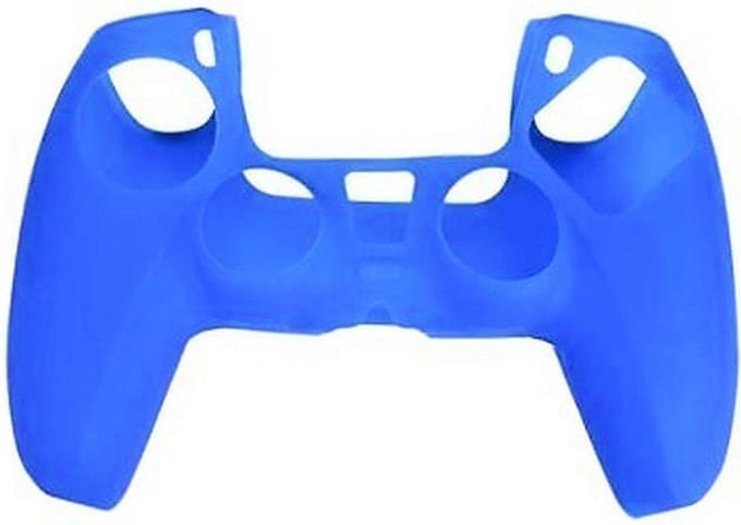 New Age Devi - Blauwe Silicone Skin Controller Hoes geschikt voor de Playstation 5 - Beschermhoes geschikt voor Controller