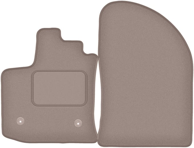 Beige voormatten voor: Dacia Lodgy 7-zits (2012-)