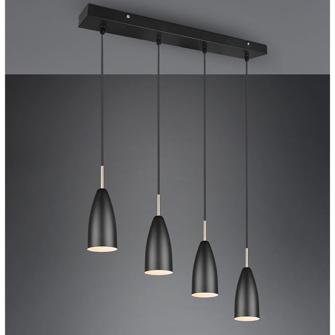 Shadora Hanglamp Yuki Zwart Mat