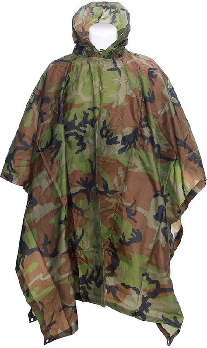 Fostex Poncho ripstop Groen