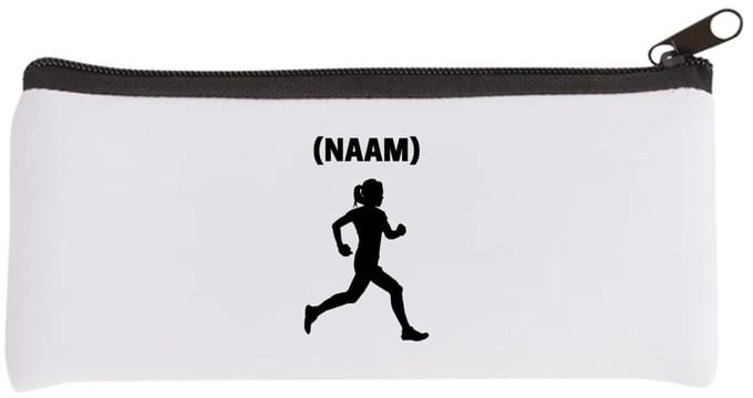 Akyol - hardloop met eigen naam Etui - Hardlopen - hardloopster - sport - 20 bij 9 cm