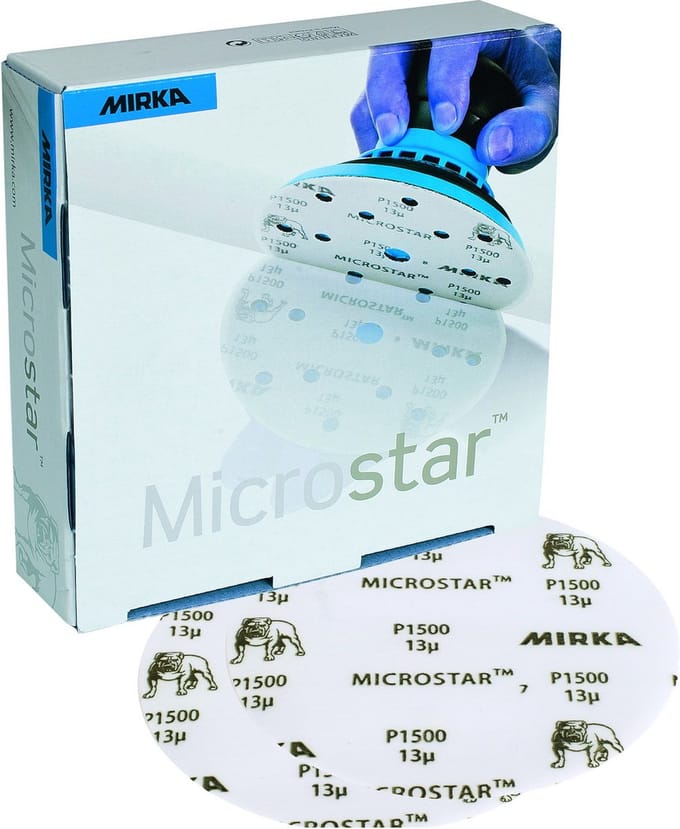 MIRKA Microstar Schuurschijven 77mm Zonder Gaten - P1200
