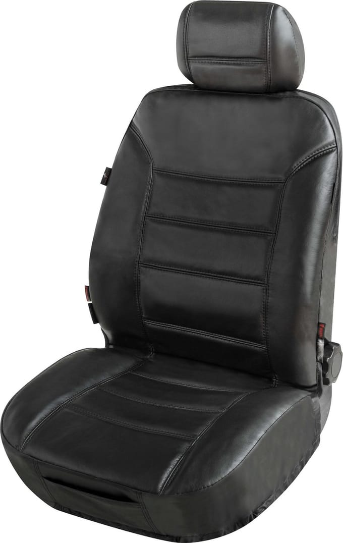 Walser Autostoelhoes Billy van echt leer zwart ZIPP-IT - 1 stuk