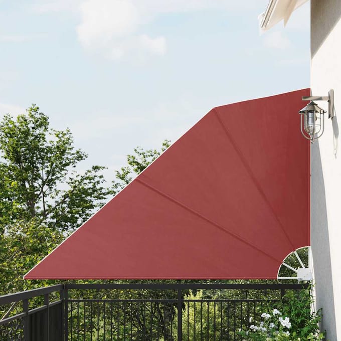 vidaXL - Balkonscherm - inklapbaar - 160x240 - cm - terracottakleurig