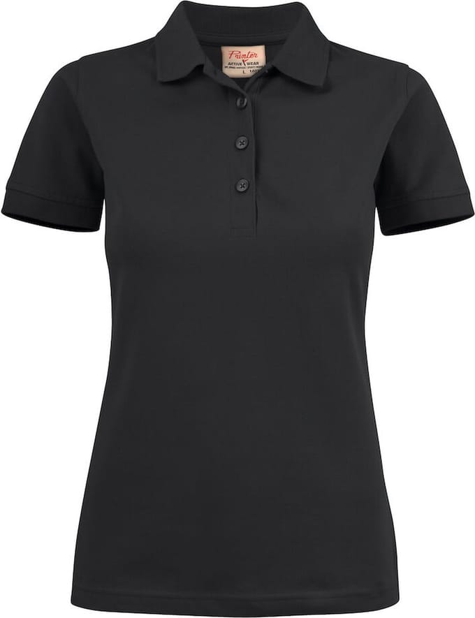 Printer POLO PIQUE SURF STRETCH LADY 2265021 - Zwart - S
