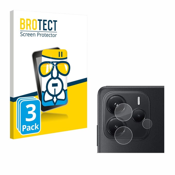 Screenprotector 3 Stuks voor Xiaomi Redmi Note 14 4G (ALLEEN Camera Lens) Beschermglas transparant
