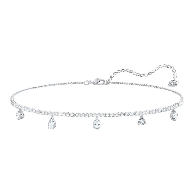 Swarovski Tennis Deluxe Kettingen Dames 5562084 White|F|Box (Random Color) blue
