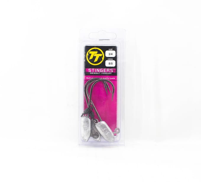 Tête plombée Tackle Tactics TT Stingers 3/4 oz 8/0 3/paquet (2287) pink
