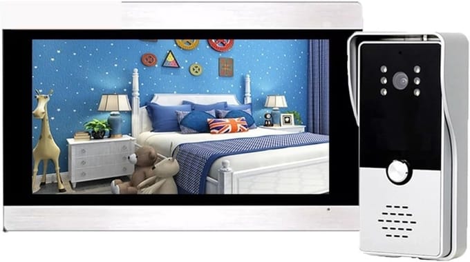Video Deurtelefoon Systeem - Home Intercom - Veiligheid Thuis - Wifi Mobiele App - 7 Inch Scherm