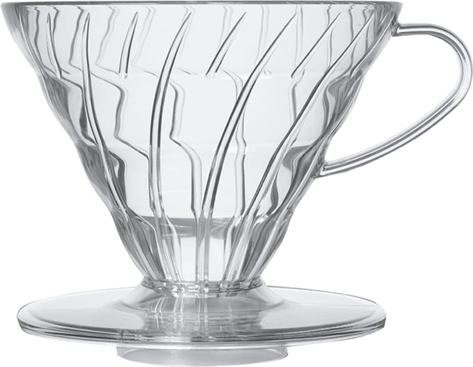 HARIO V60 Dripper - 02 Size - Kunststof - Transparant