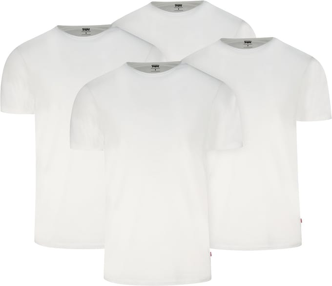 4-pack Levi's heren T-shirt Rond-Neck