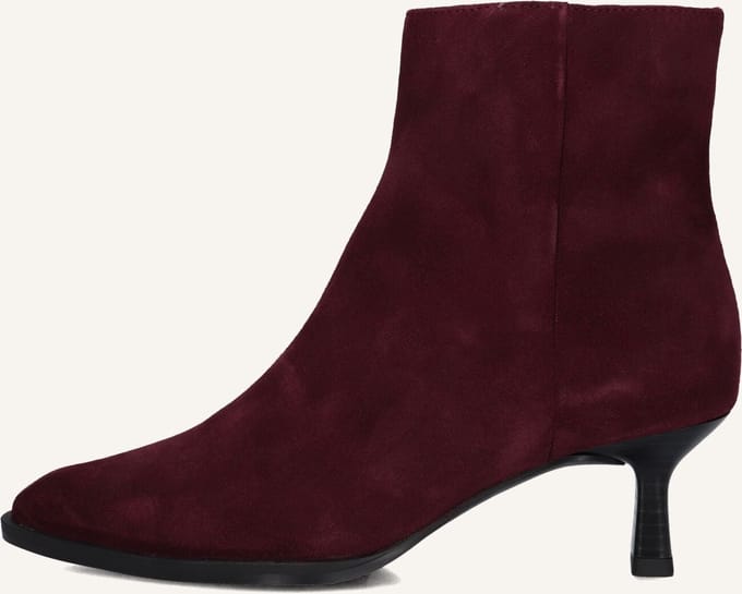 Unisa Lomas Enkellaarsjes - Enkelboots met rits - Dames - Rood - Maat 36