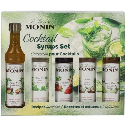 Monin Cocktail Siropen - Geschenkset Koffiesiropen - 5 x 50 ml