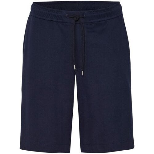 Desoto Bermuda Uni Color Drawstring Short Dark Navy / male