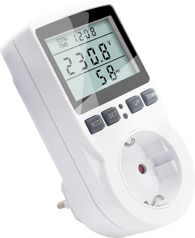 Energiemeter Verbruiksmeter - P1 Meter Stopcontact - ‎13.6 x 8.3 x 6.3 cm
