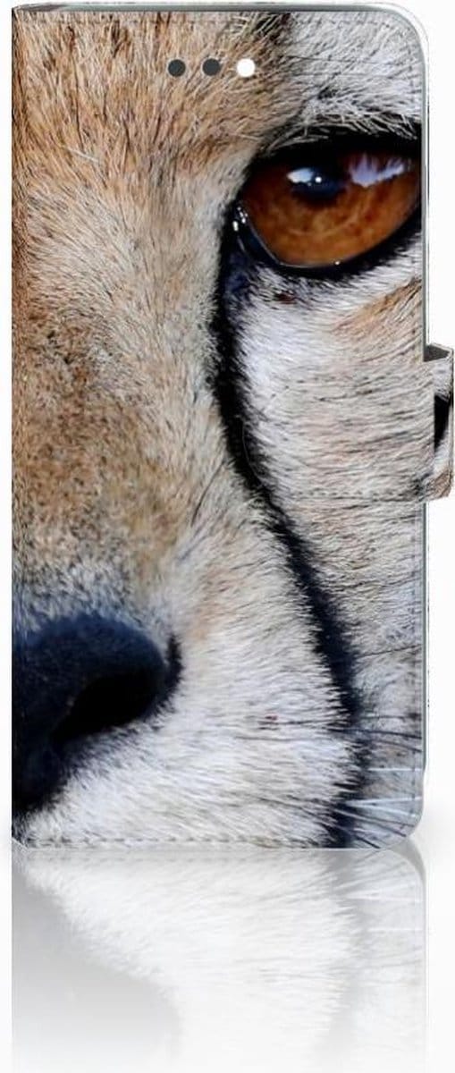 Apple iPhone 7 Plus | 8 Plus Telefoonhoesje met Pasjes Cheetah