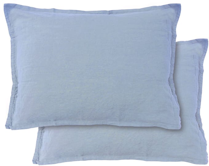 Matt & Rose Set Kussenslopen Blue Orage - (2x) 50 x 70 cm - 100% Linnen