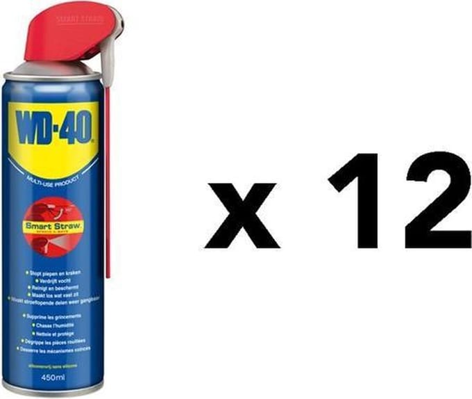 WD-40 31137/EU Multispray met smart straw - 450 ml - 12 stuks