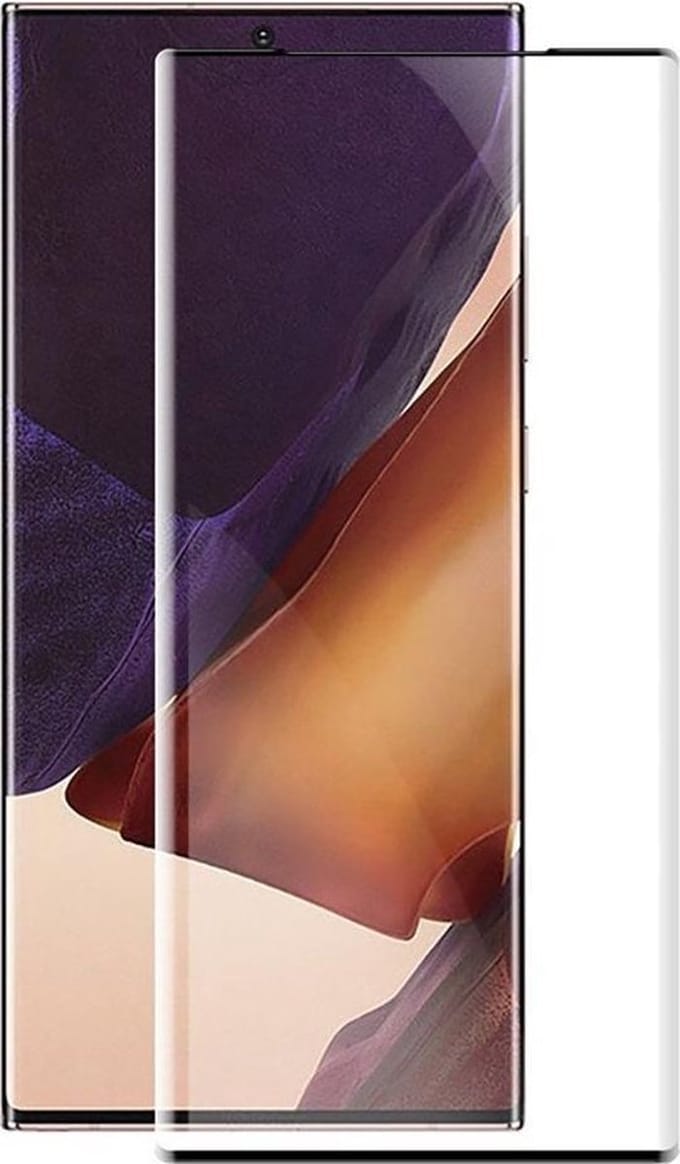 Shop4 - Samsung Galaxy Note 20 Glazen Screenprotector - Edge-To-Edge Gehard Glas Transparant