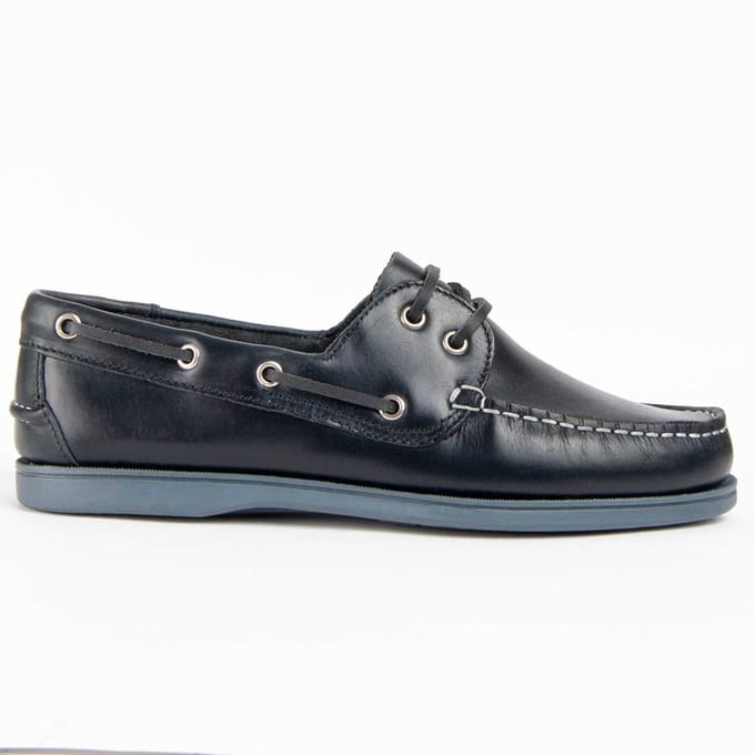 Chaussure bateau en cuir pour homme.  Purapiel  Puranautic6  99456 42 black