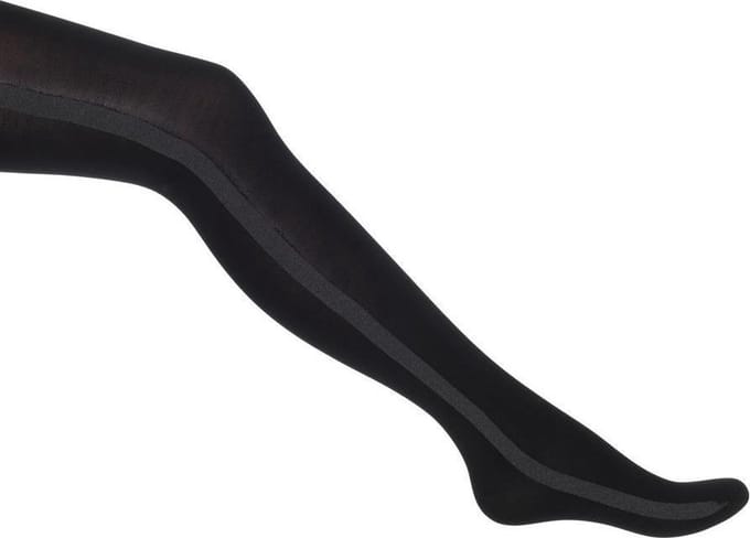 Uniform Stripe Tights - Black - S (36/38)