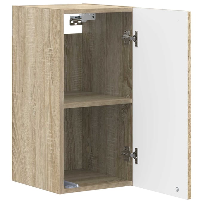 vidaXL - Badkamer - wandkast - ARNHEM - Sonoma - Eiken - 30 - x - 31 - x - 59 - cm