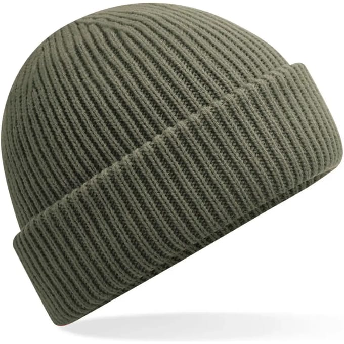 Beechfield Ademende en winddichte muts. B508R - Olive Green - One size