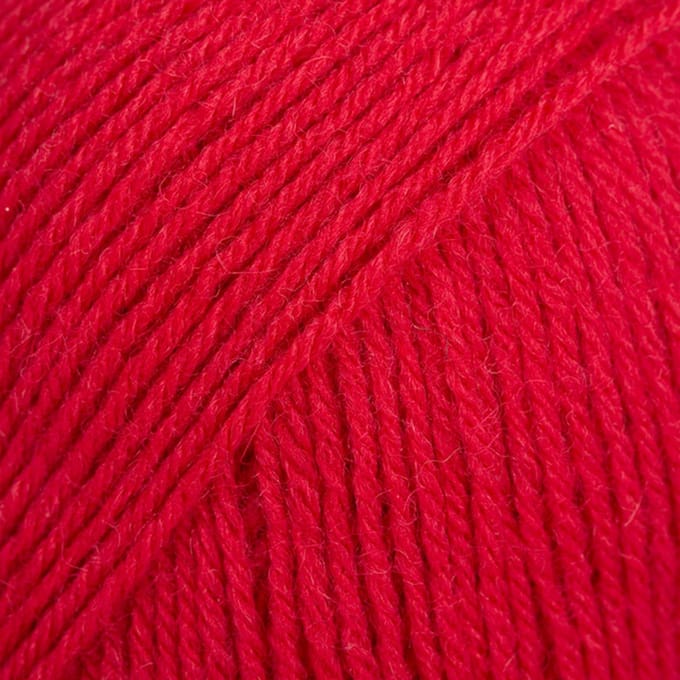 DROPS Fabel Uni Colour - 106 rood - Wol Garen