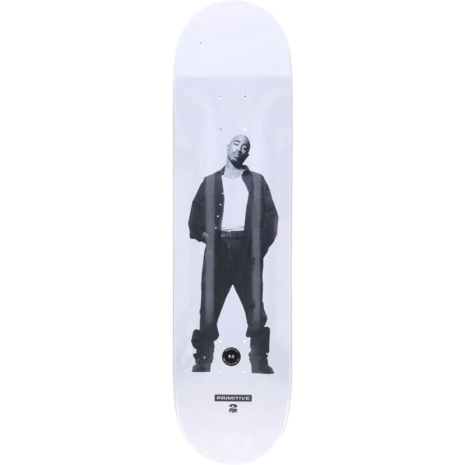 Skateboarddeck Heren Posted Deck X 2pac Wit