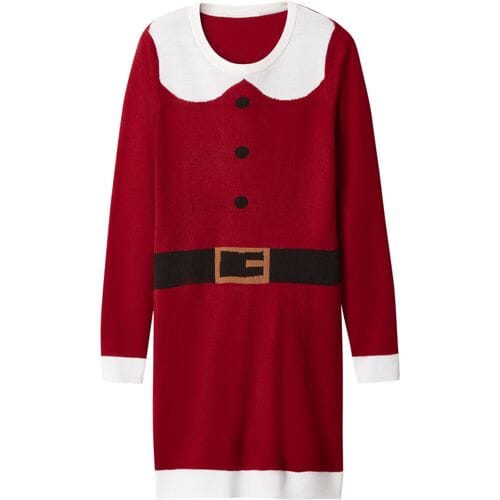 ESMARA Dames kerstjurk (Rood, S (36/38))
