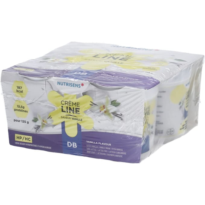 Hyperdrink Cremeline 2kcal Saveur Vanille 4x125 Voeding