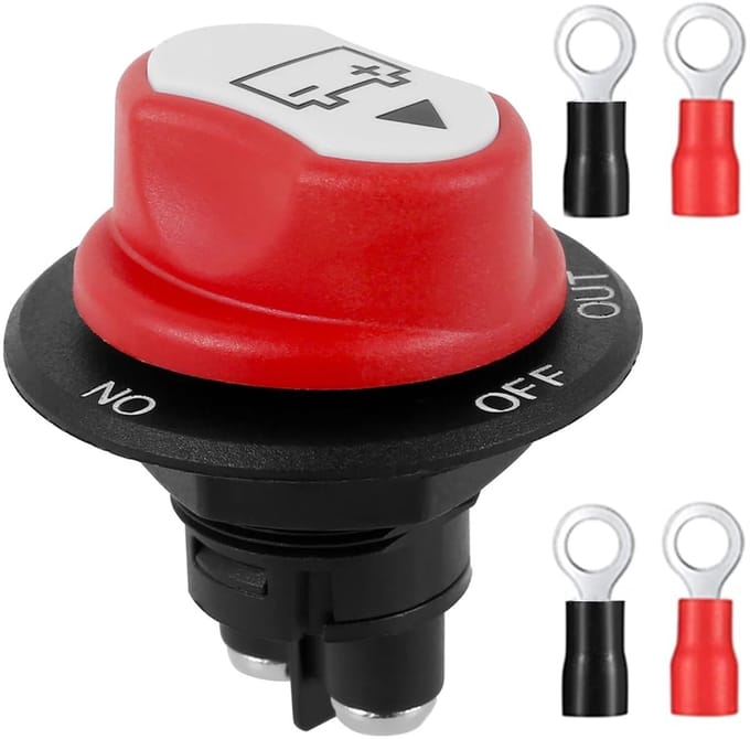 Hoofdschakelaar Accu Afsluitbaar 12V-24V voor Auto Motorfiets Boot