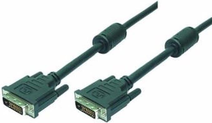 DVI Cable LogiLink 2 m Black
