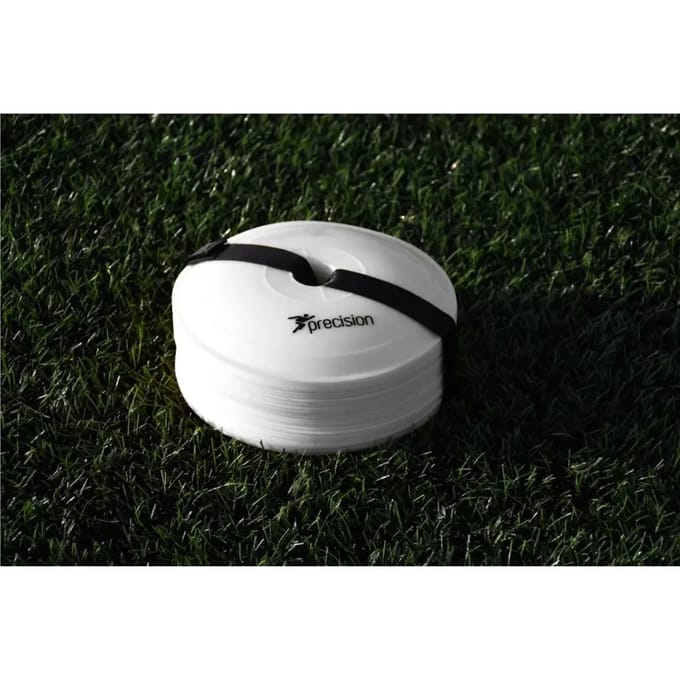 Precision Platte Trainingshoedjes 21 Cm Wit 40 Stuks