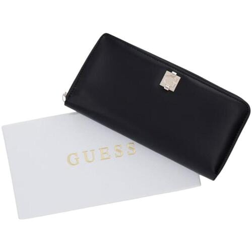 GUESS portemonnee Audrey Logo SLG Zip Around Wallet Black zwart