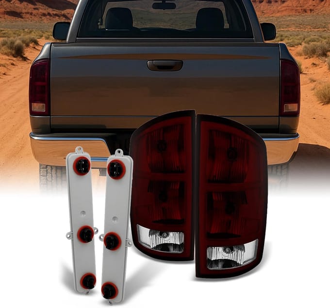 Achterlichten Set voor Dodge Ram Pickup Truck Donkerrood