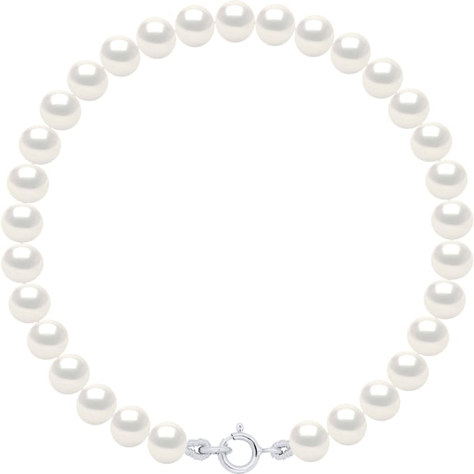 Armband van Echte Gecultiveerde Zoetwaterparels Semi Rond 5-6 mm