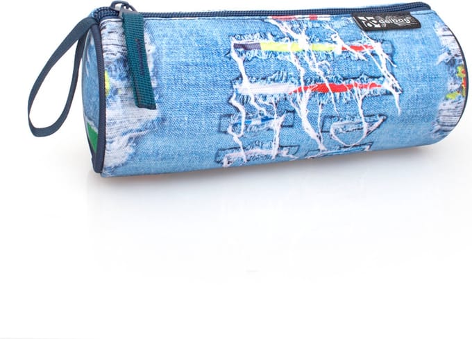 Delbag - Etui Rond - Denim - 21 cm
