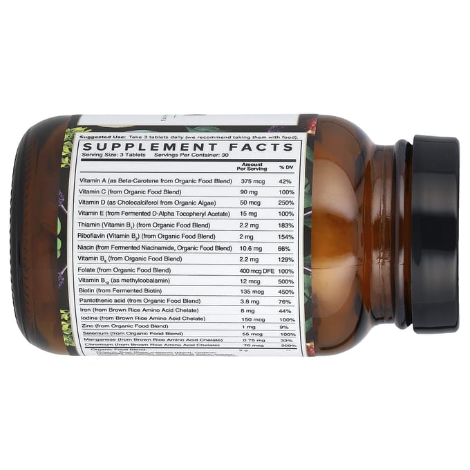 Biologische Multivitamine, 90 Tabletten