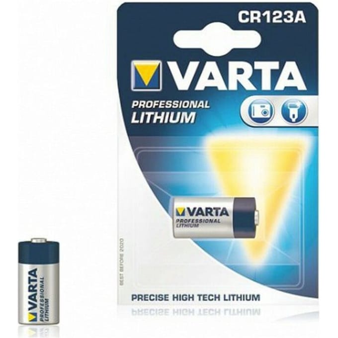 Batterij varta cylindrical cr123a lithium | 10 stuks