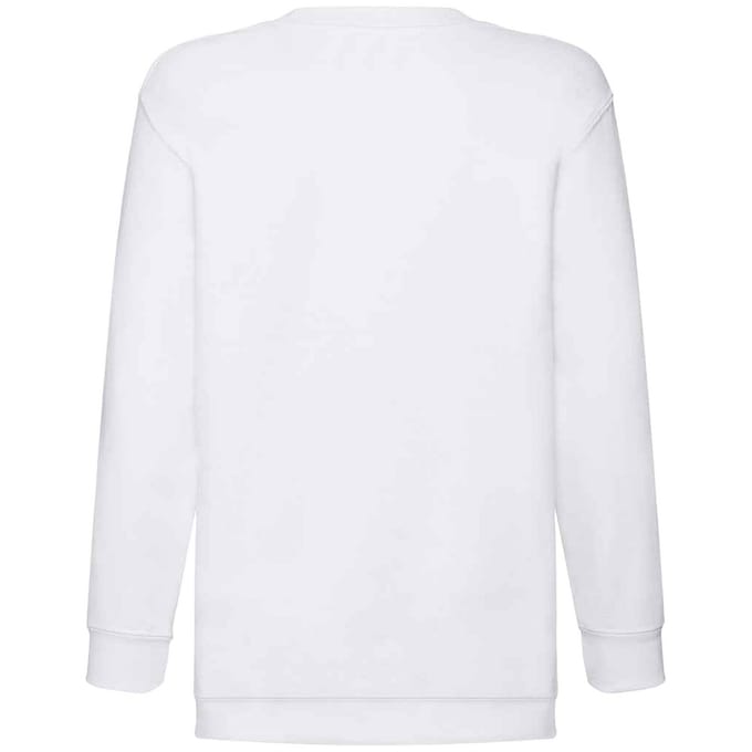 Fruit of the Loom Kids / Kinderen Klassieke Drop Schouder Sweatshirt (Wit)