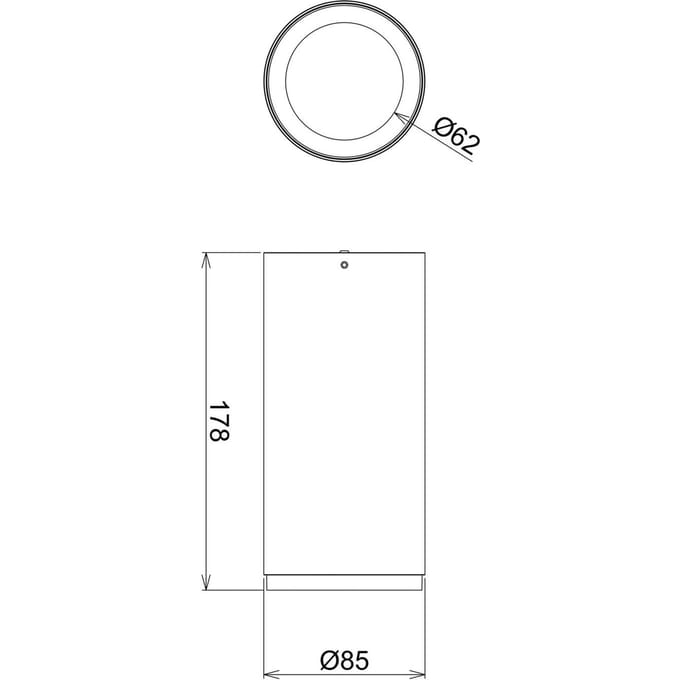 Deko-Light LED-inbouwspot Lucea 15 W zwart