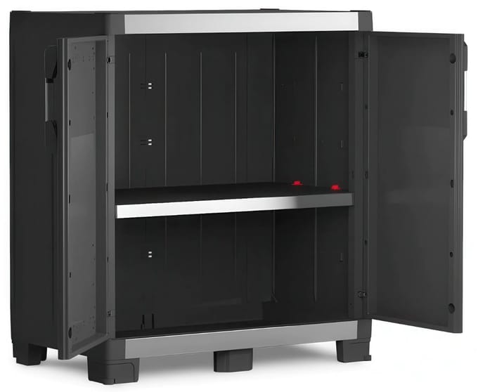 Keter XL Garage Lage Kast - 1 Plank - 89x54x99 cm - Zwart