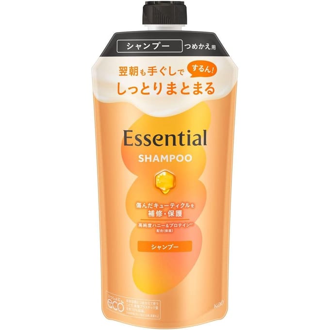 Kao - Essential Moisturizing Shampoo 300ml Refill