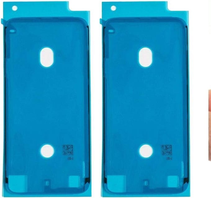 Frame Sticker Geschikt voor iPhone 6/6S – Premium – Wit (2 stuks)