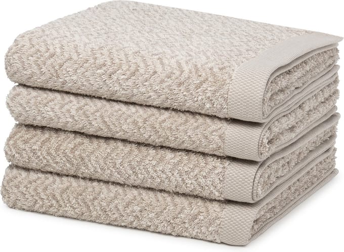 Möve Sonstiges 4 X handdoek - in set Brooklyn Fischgrat