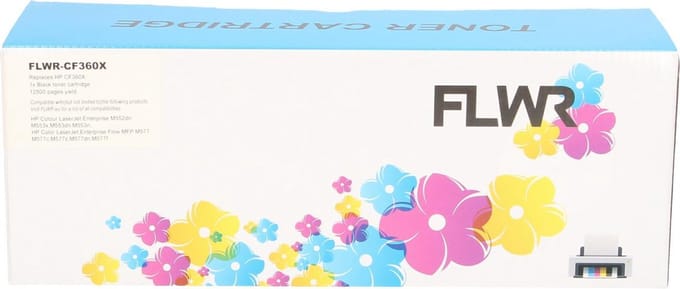 FLWR - Toner / 508X / Zwart - Geschikt voor HP
