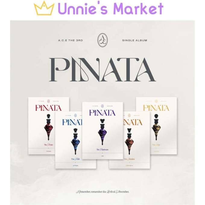 A.C.E - PINATA 3e Single Album No Poster_Random ver. white