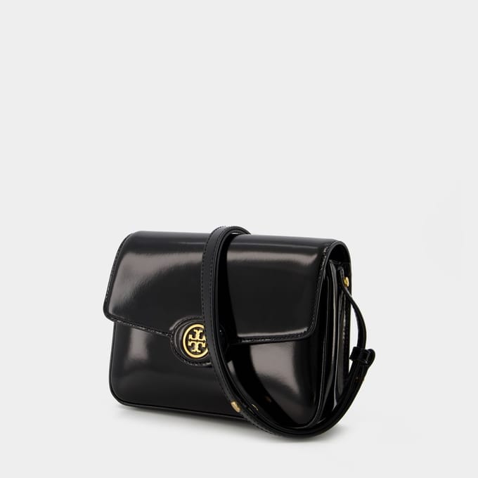 Robinson tas - Tory Burch - Leer - Zwart