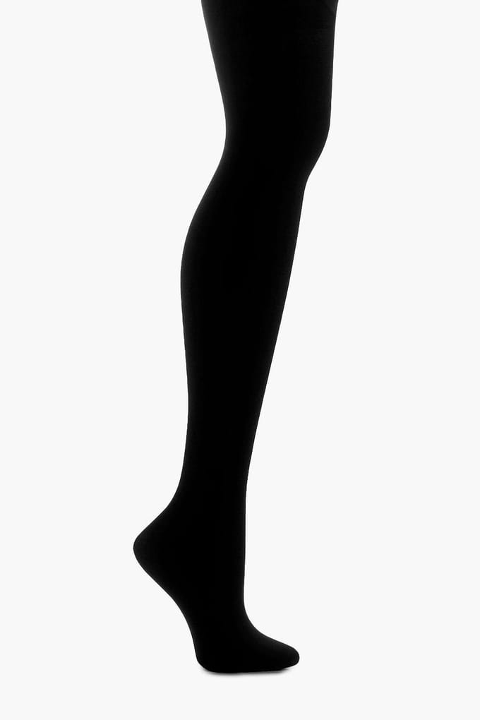 boohoo Dames Soft Touch Luxury 60 Denier Panty's | Zwart